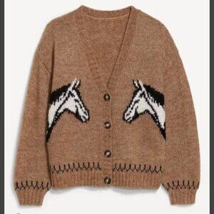 NWOT OLD NAVY HORSE CARDIGAN